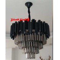 لوستر کریستالی پروفیلی 45 مشکی