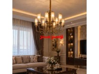 لوستر شاخه ای مدرن اسپایدر طلایی
