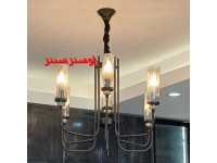 لوستر شاخه ای اسپایدر 8 مشکی