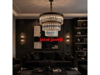 لوستر چوبی کریستالی آلما 3
