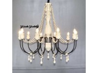 لوستر چوبی پتینه سیوان 10