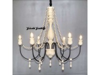 لوستر چوبی مدرن طرح پتینه سیوان 6