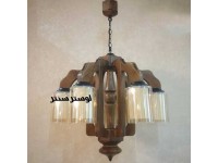 لوستر چوبی آیدا شش