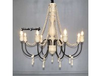 لوستر چوبی مدرن طرح پتینه سیوان