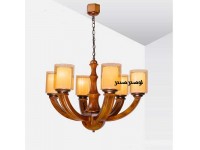 لوستر چوبی کد269(موناکو)شش شاخه