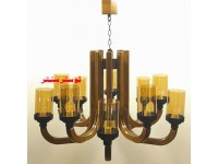 لوستر چوبی روژان 10