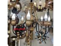 لوستر چوبی شارلوت عسلی