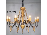 لوستر چوبی ملانی بستون بزرگ