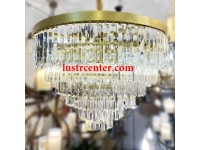 لوستر کاردی کریستالی 105 طلایی