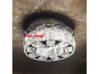 لوستر سقفی سه طرف کریستالی 