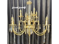 لوستر شاخه برنزی شیدا