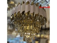 لوستر کاردی کریستالی شفق کرم