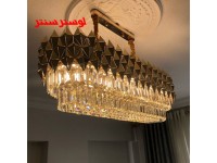 لوستر کاردی کریستالی لاینر زمرد 