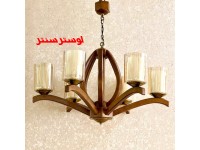 لوستر چوبی مانیسا