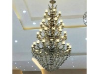 لوستر برنزی بزرگ طاووس