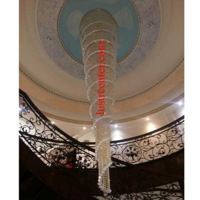 لوستر بزرگ کریستالی کامبیز