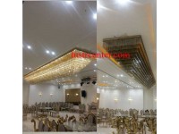 لوستر سقفی بزرگ کاردی مدل نازنین