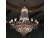 لوستر بزرگ شاخه برنزی شیدا 