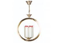 لوستر آویز پروفیلی گرد تک شعله