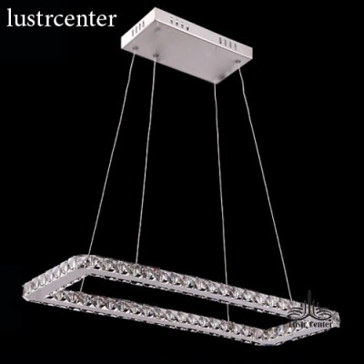آویز کریستالی مدرن 7106 تکی مستطیل