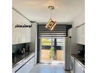 لوستر آویز کریستالی چهار وجهی کامیار