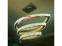 لوستر آویز اشک سه طبقه 80-60-40 