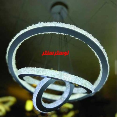آویز مدرن کریستالی یاقوت