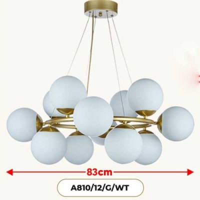 لوستر مولکولی مدل 810-bk-wt
