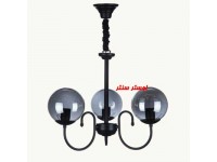 لوستر مولکولی سه شاخه 807-3 مشکی