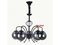 لوستر مولکولی سه شاخه 808-5 مشکی