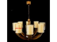 لوستر چوبی کد269(موناکو)هشت شاخه