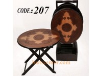 میز عسلی چوبی تاشو 207-i 