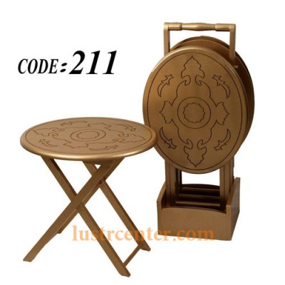 میز عسلی چوبی تاشو 211
