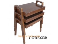 میز عسلی چوبی 230