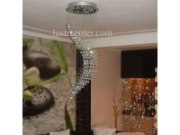 لوستر کریستالی پیچ دم ماهی 40