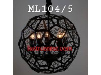 آویز مدرن 104 پنج شعله 