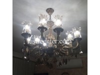 لوستر شاخه برنزی گوتی 10 شعله