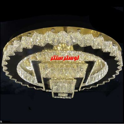 لوستر سقفی مدرن کریستالی 80080