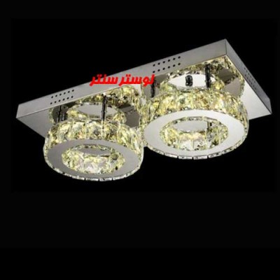 لوستر دیواری مدرن کریستالی 8103-2