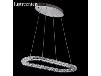 لوستر کریستالی مدرن 7121 بیضی تک حلقه