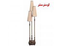 کنارسالنی چوب و فلز نیلوفر سه شعله