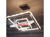 آویز مدرن کریستالی مربع 80-60-40-20