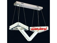 لوستر آویز مدرن کریستالی 1717