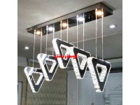 لوستر آویز مدرن کریستالی 7115 پنج شعله