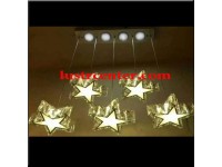 آویز کریستالی خطی 5 ستاره 