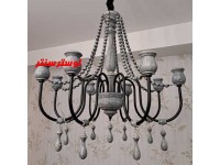 لوستر چوبی شارلوت طوسی
