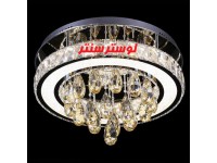 لوستر سقفی مدرن کریستالی 44656 سایز 40