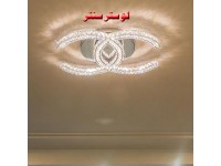 لوستر سقفی کریستالی مدرن چنل