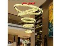 آویز مدرن کریستالی 7103 پنج طبقه
