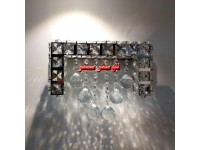 لوستر دیواری مدرن کریستالی 0115